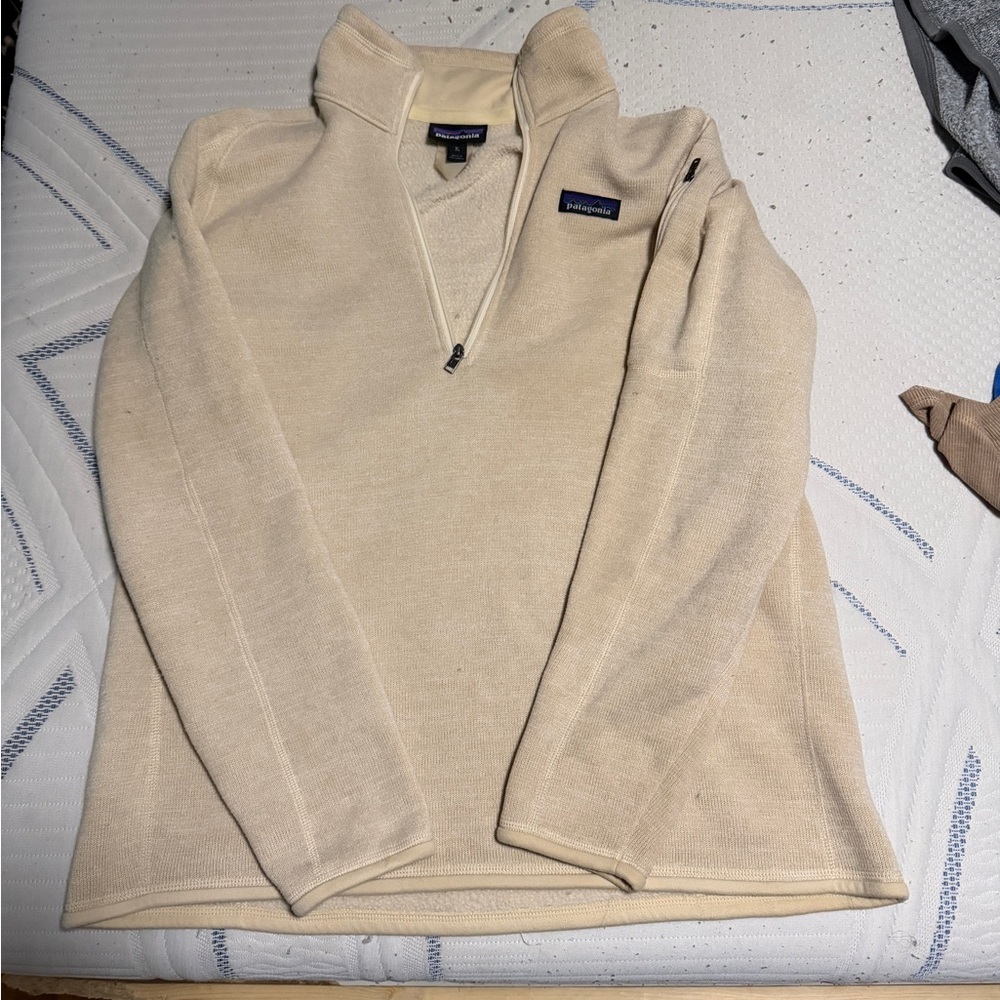 Women’s Cream Quarter Zip